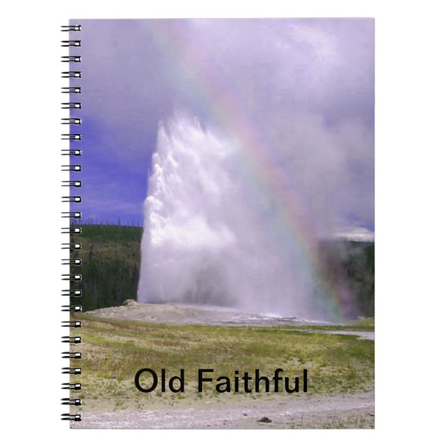 Cuaderno Antiguo creyente en el Parque Nacional Yellowstone (Frente)