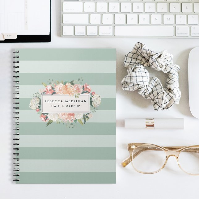 Cuaderno Antiguo Estampado Floral Sage (Subido por el creador)