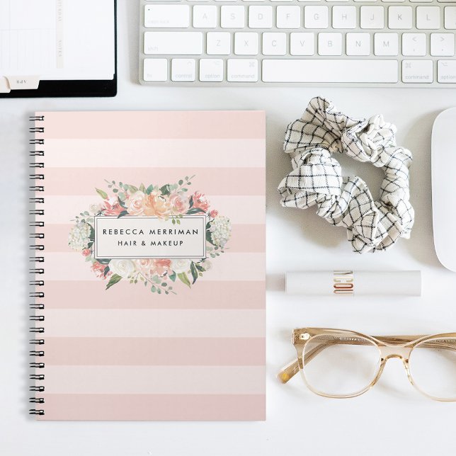 Cuaderno Antiguo Floral Rubor banda rosa (Subido por el creador)