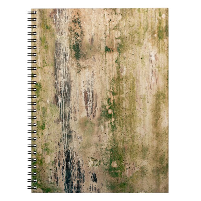 Cuaderno Antiguo fondo de pared dañado y sucio. Scratado te (Frente)