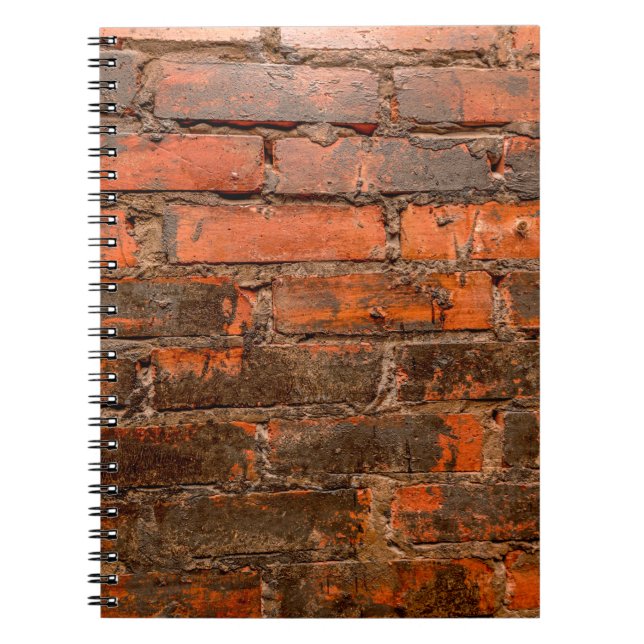 Cuaderno Antiguo muro de ladrillos de piedra, antiguo, un (Frente)