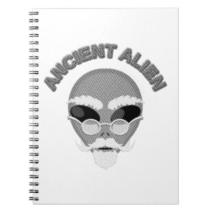 Cuaderno Antiguo periódico Alien Head