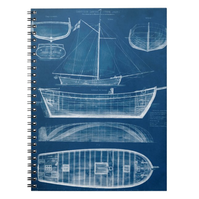 Cuaderno Antiguo plan de barco II (Frente)