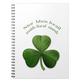 Cuaderno Antiguos dichos irlandeses sobre productos de dise