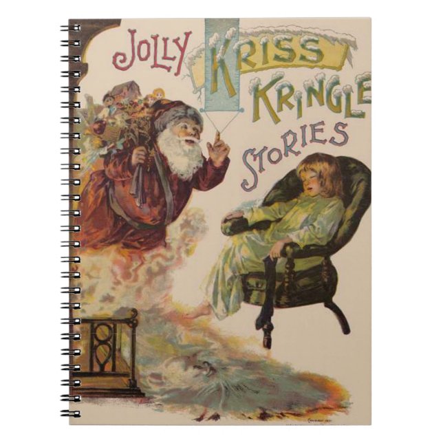 Cuaderno Antique Kris Kringle Sanga Claus (Frente)