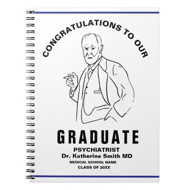 Cuaderno ANTISTRESS Freud Psychiatry Therapy MENTAL Health (Frente)