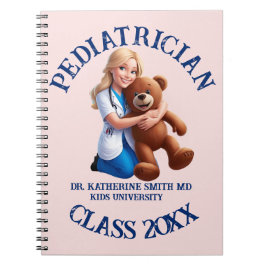 Cuaderno antistress pediatrician teddy bear kids university