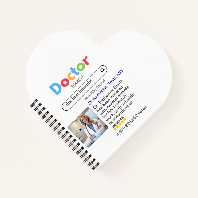 Cuaderno ANTISTRESS PHYSICIAN DOCTOR google INTERNIST (Anverso)