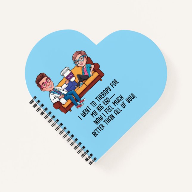 Cuaderno ANTISTRESS psychiatrist THERAPIST doctor (Anverso)