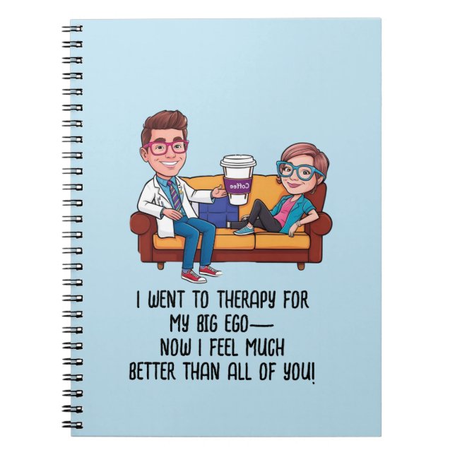 Cuaderno ANTISTRESS psychiatrist THERAPIST doctor (Frente)