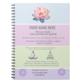 Cuaderno antistress relax yoga calm meditation positive 