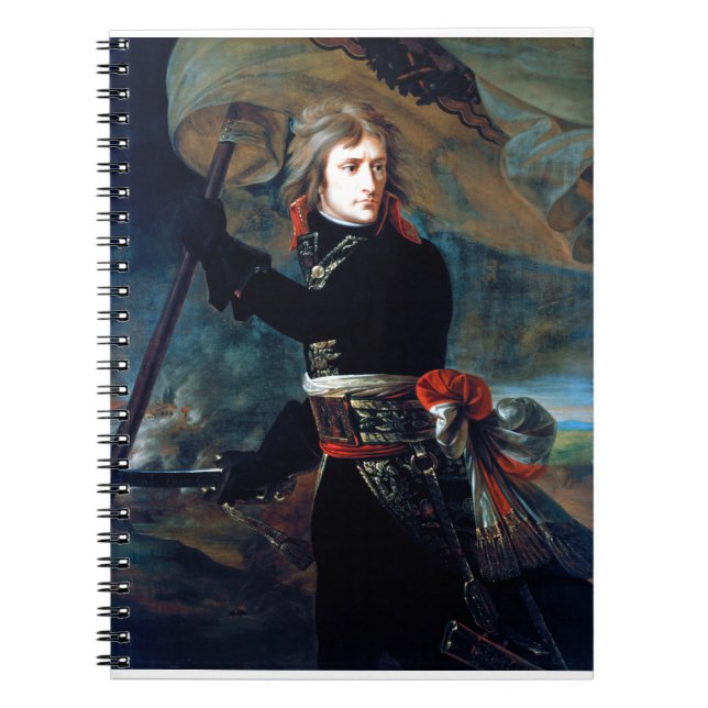 Cuaderno Antoine Jean Gros Napoleón Bonaparte en el puente (Frente)