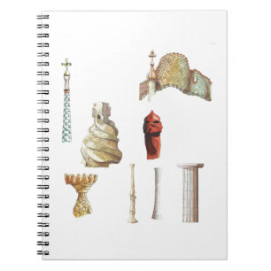 Cuaderno Antonio Gaudi. Barcelona. España. Arquitectónico