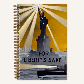 Cuaderno Antorcha de la Estatua de la Libertad y Armada de