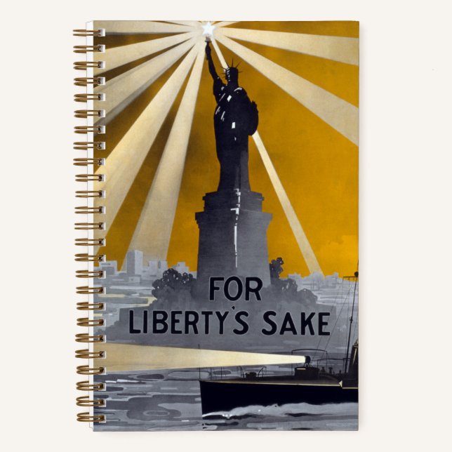 Cuaderno Antorcha de la Estatua de la Libertad y Armada de  (Anverso)