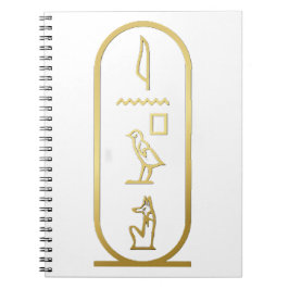 Cuaderno Anubis Cartouche, antiguo egipcio