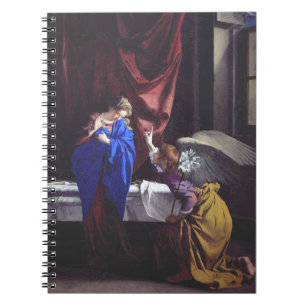 Cuaderno Anunciación a la Santísima Virgen María por Orazio