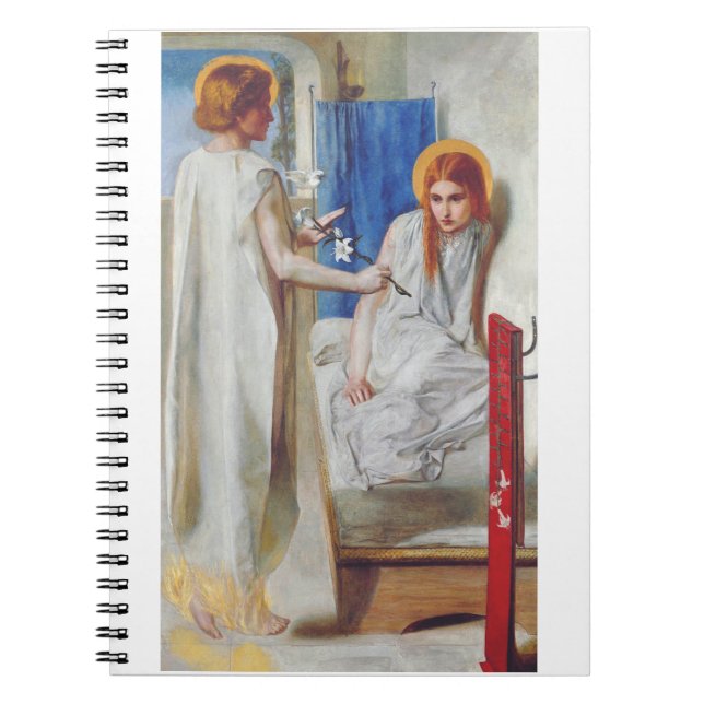 Cuaderno Anunciación de Dante Gabriel Rossetti (Frente)