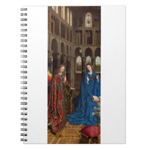 Cuaderno Anunciación de Van Eyck Luz Premium de Catedral