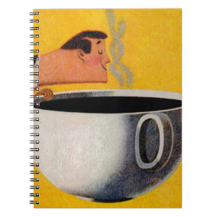 Cuaderno Anuncio de café vintage