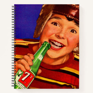 Cuaderno Anuncio de soda de los años 1950