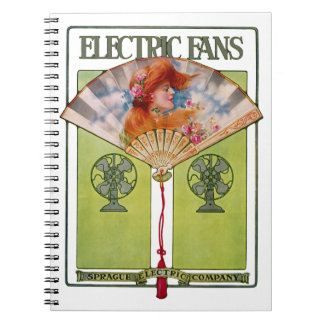 Cuaderno Anuncio de ventilador eléctrico