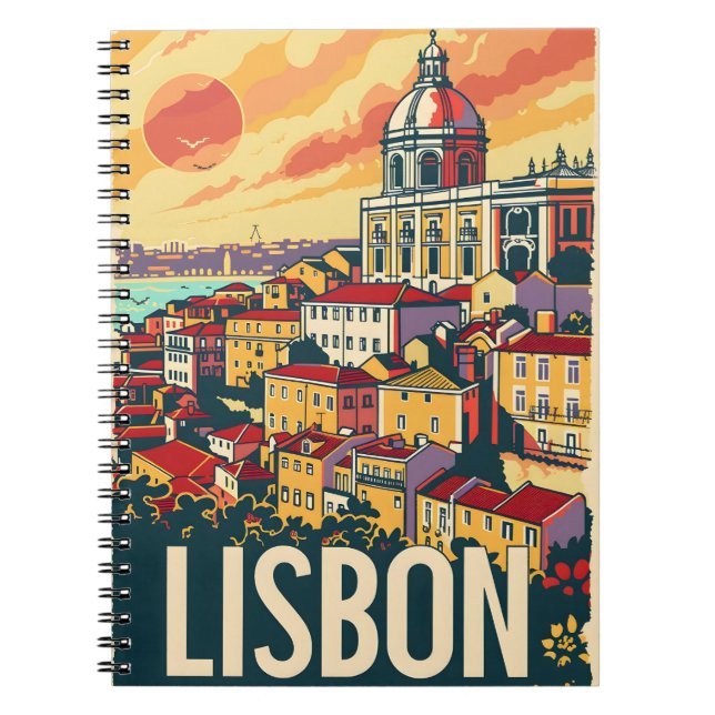 Cuaderno Anuncio de viaje de Lisboa (Frente)