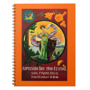 Cuaderno Anuncio del día de admisión, Festival Estatal