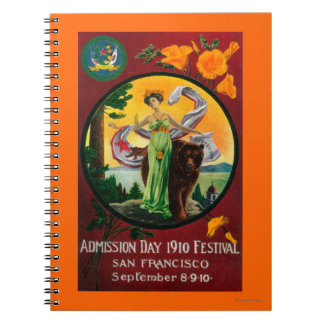 Cuaderno Anuncio del día de admisión, Festival Estatal