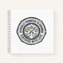 Cuaderno Anuncio oficial de ascenso a abuela