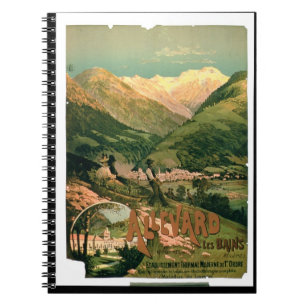 Cuaderno Anuncio para "Allevard Les Bains", Isere (col