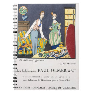 Cuaderno Anuncio para la colección de verano de Paul Olmer