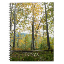 Cuaderno apacible del bosque