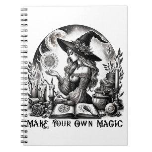 Cuaderno Aparato de bruja bonita Haz tu propia magia