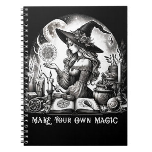Cuaderno Aparato de bruja bonita Haz tu propia magia