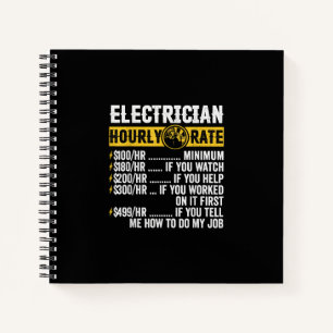 Cuaderno Aparato eléctrico divertido, Hombres de Rentabili