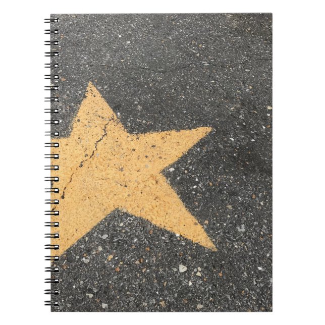 Cuaderno Apavimento con forma de estrella amarilla (Frente)