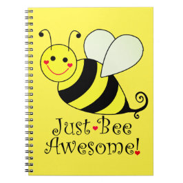 Cuaderno Apenas el amarillo impresionante de la abeja