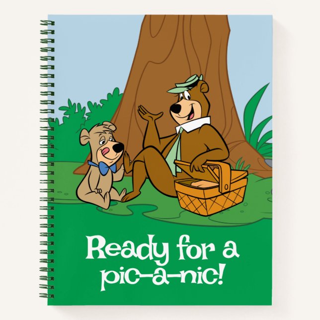 Cuaderno Aperitivo para picnic y boco-boo de yogi (Anverso)