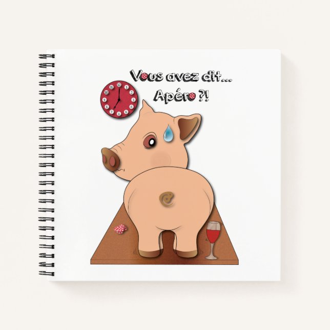 Cuaderno ¡Apéro! (Écrits en noir) (Anverso)