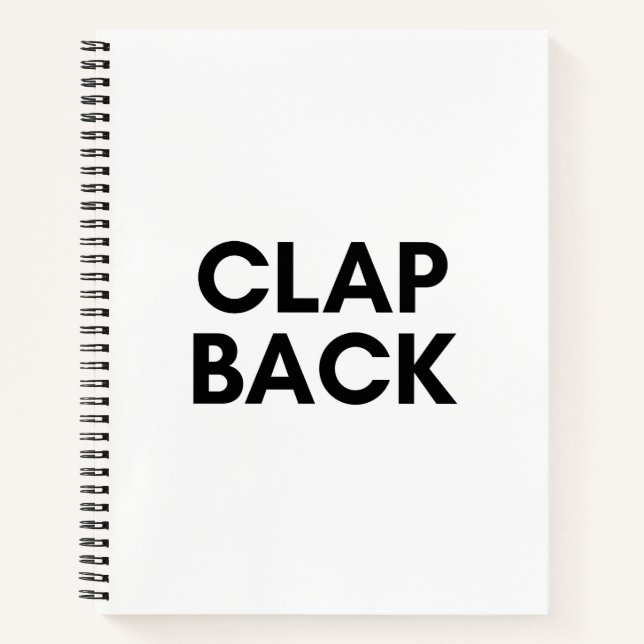 Cuaderno aplaudir (Anverso)