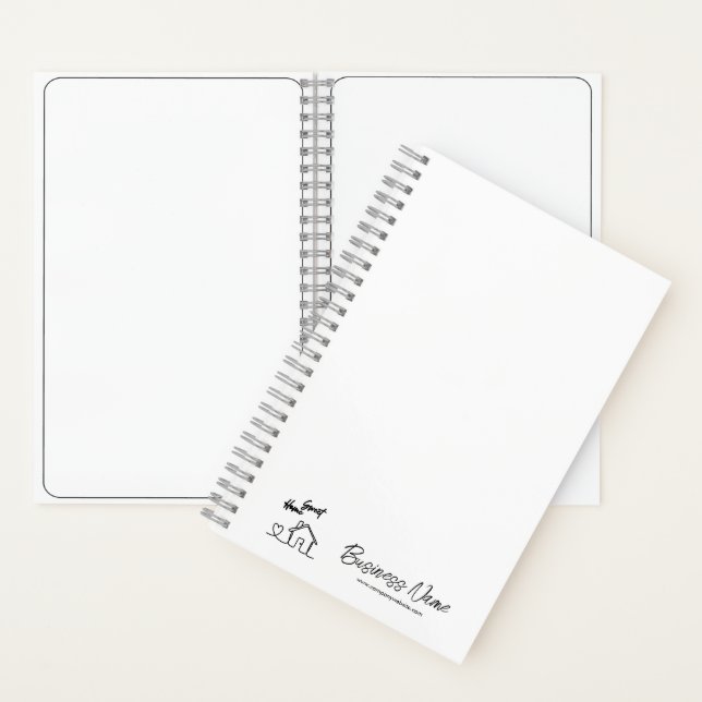 Cuaderno Aplicación de agradecimiento al cliente de bienven (Interior)