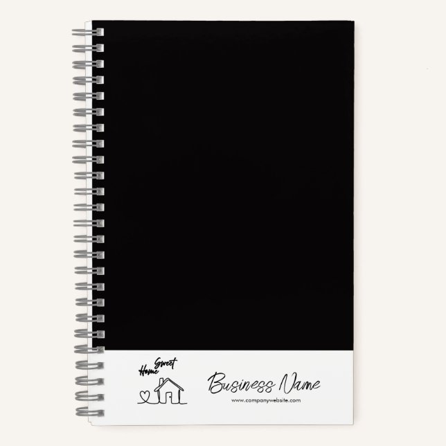 Cuaderno Aplicación de agradecimiento al cliente de bienven (Anverso)