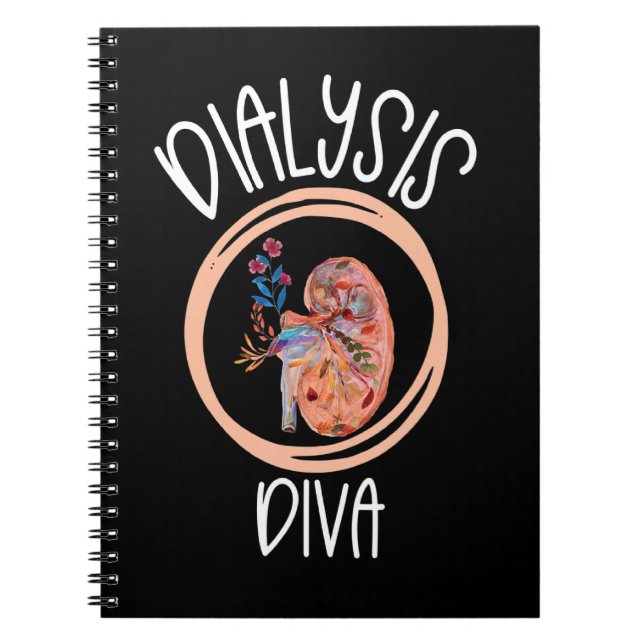 Cuaderno Aplicación de Diva de Diálisis Enfermera de Riñón  (Frente)