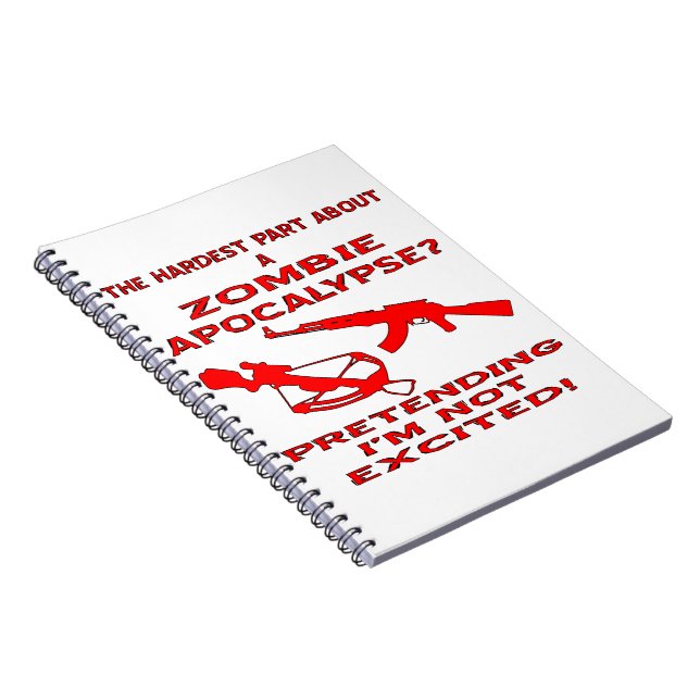 Cuaderno Apocalipsis del zombi que finge no soy emocionado (Lado Derecho)