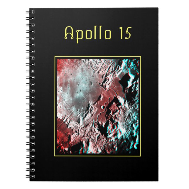 Cuaderno Apollo 15 Aterriding Site Anaglyph iPad Pro Cover (Frente)