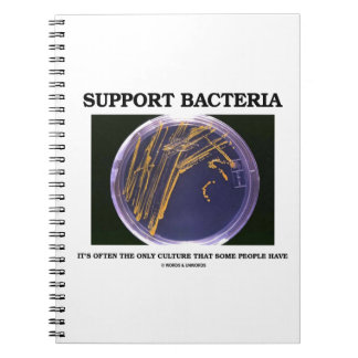 Cuaderno Apoyar a las bacterias a menudo sólo cultivan a al