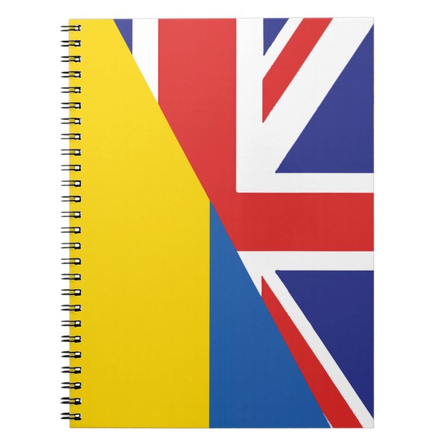 Cuaderno Apoyo británico hacia el Sherpa Blanket de Ucrania (Frente)