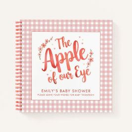 Cuaderno Apple de nuestro Ojo Baby Shower Guest Book