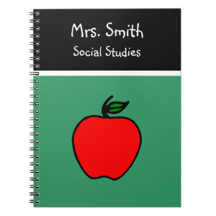 Cuaderno Apple Notebook de un profesor personalizado